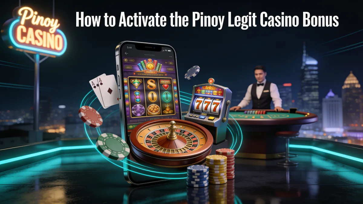 pinoy in the Philippines — How to Activate the Pinoy Legit Casino Bonus